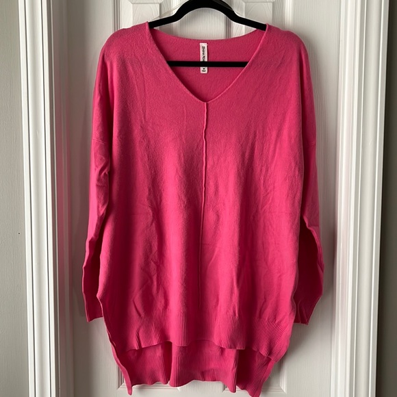 Zenana Premium Oversized Tunic Sweater - Picture 1 of 3